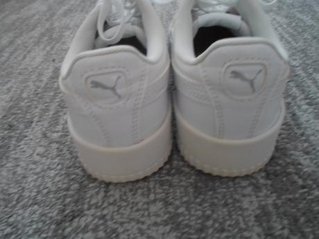 Bílé boty tenisky botasky puma lesklé, puma,39