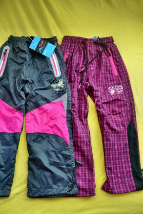 2x jarní kalhoty ,šusťák,bavlna,kugo,v.104, kugo,104