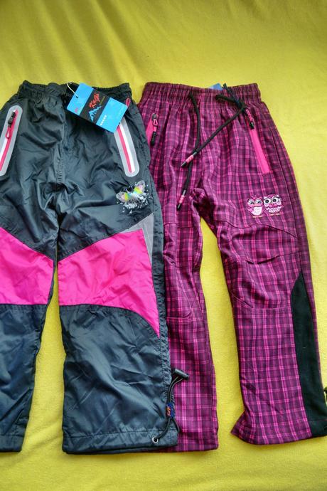 2x jarní kalhoty ,šusťák,bavlna,kugo,v.104, kugo,104