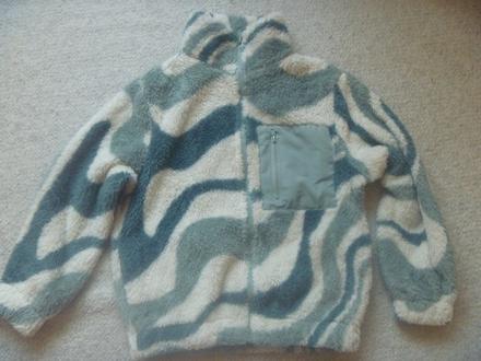 Bílozelená chlupatková mikina zn. pageone, ve. 134, 134