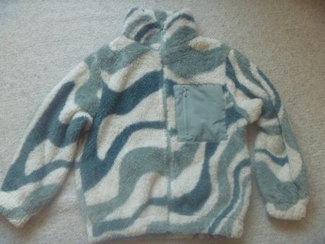 Bílozelená chlupatková mikina zn. pageone, ve. 134, 134