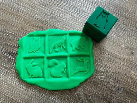 Otiskávací kostka - les, 