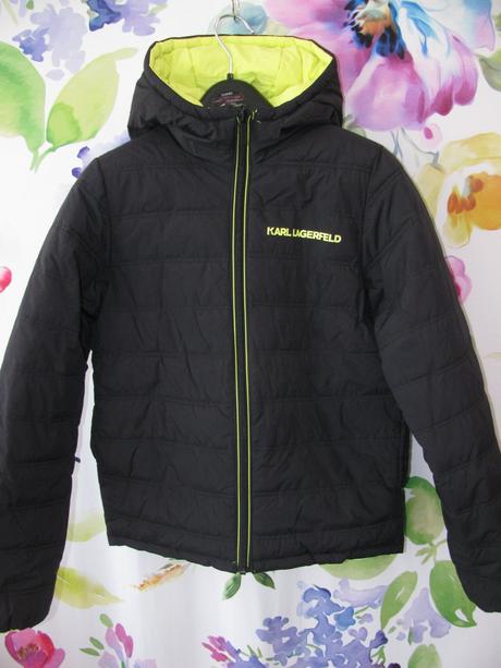 Dětská oboustranná zimní bunda s kapucí karl l., 152