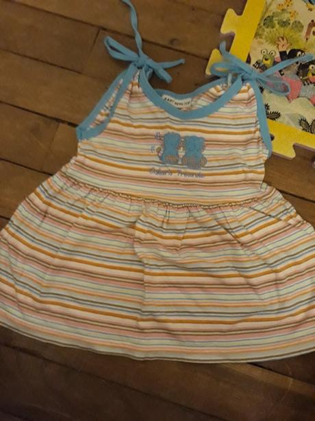 Pruhované šatky, letní šatičky na miminko, baby service,74