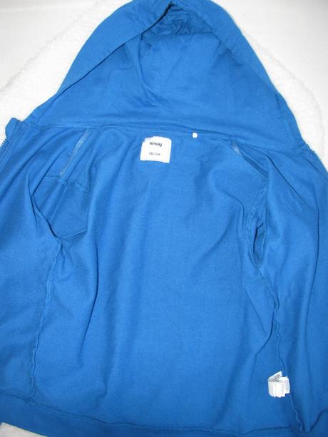 Dětská bavlněná tepláková mikina s kapucí, sinsay,152