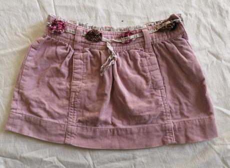 Manžestrová sukýnka, h&m,98