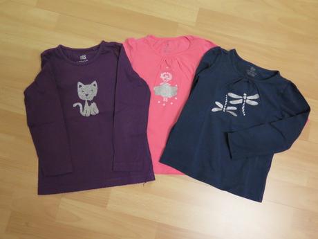 Trička ručně malovaná, h&m,116