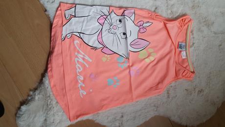 Tričko kočička marie 6-7let č.31, disney,122