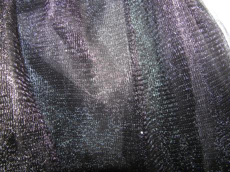 Dívčí černá tylová sukně, vhodná pro čarodějku, 110