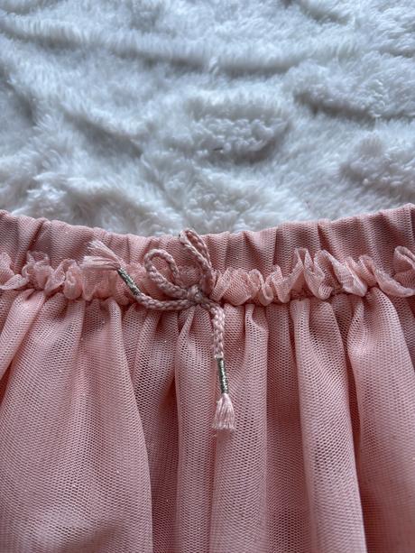 Sukně tylová meruňkové barvy - v.92, h&m,92