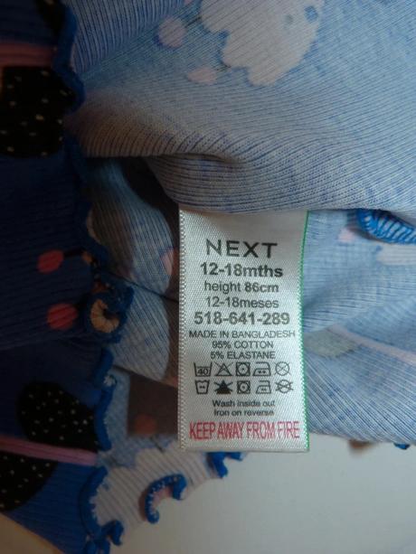 Next žebrované tričko vel. 86, next,86