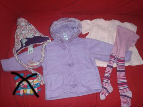 Balíček oblečení na zimu, pro holčičku, vel. 86, 86–98