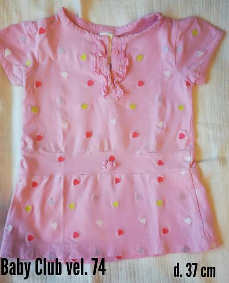 Tričko - tunika, baby club,74