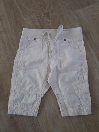 3/4 plátěné kraťasy, kalhoty, h&m,98