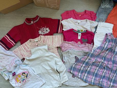 Sada oblečení, dívka, vel. 92 - 14 ks, 86–98