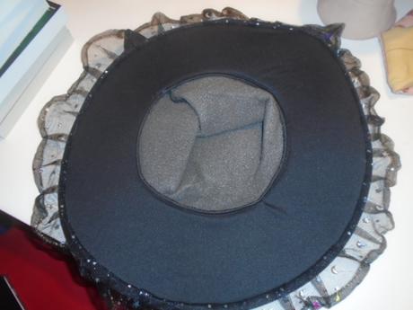 Klobouk maska čarodějnice luxusní,