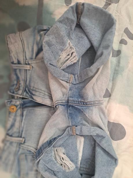 Trhané džínové kraťasy, reserved,164