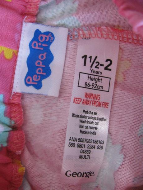 Bavlněné šortky,kraťasy, george,92