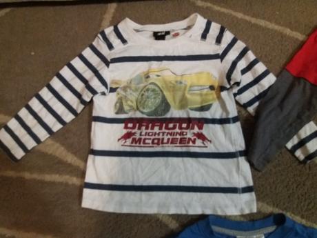 Trička s autem blesk, disney,98