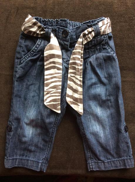 Riflové kalhoty roll-up zn. next, next,74