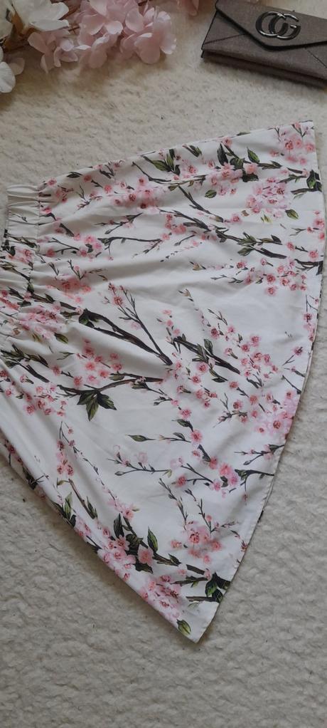 Mshll girl květinová áčková sukně, m