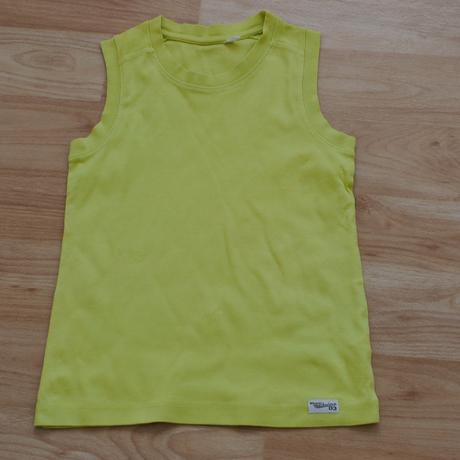 Tricko zeleno-zlute bez rukavu vel.122/128, c&a,122