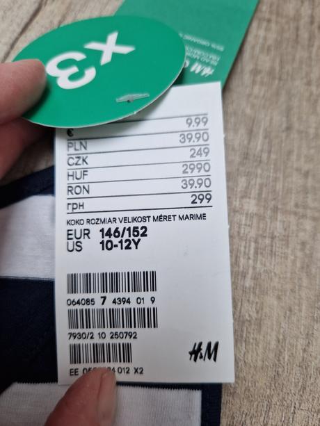 Dětské tílko, h&m,146