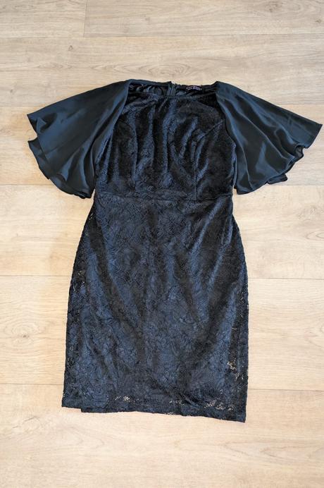 Ka130 dámské elegantní krajkové šaty vel. s, 36, s