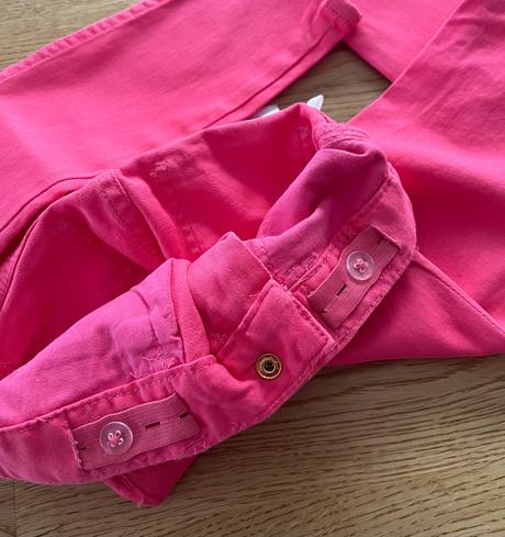 Džíny & kalhoty h&m růžové - vel. 104, h&m,104