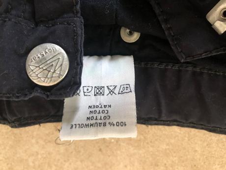 Vyteplene cerne kalhoty 134/140 kinderbutt, 140