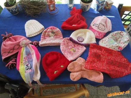 Čepice, zimní,jarní,šátky,kšiltovky na holčičku, 116