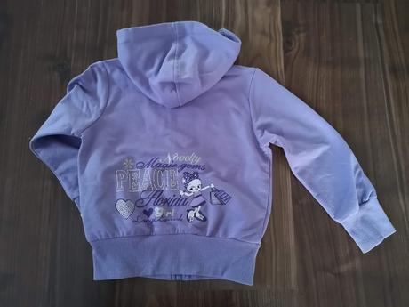 Bavlněná propínací mikina, 110