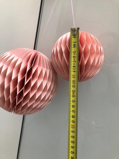 8x papír dekorace koule honeycomb karton pom pom, 