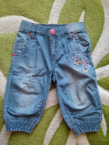 3/4 riflové šortky zn."kiki&koko" vel."98", kiki&koko,98