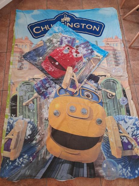 Povlečení veselé mašinky chuggington v myčce, šířka (cm): 130,délka (cm): 200