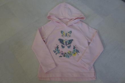 Mikinka s motýlky, h&m,98
