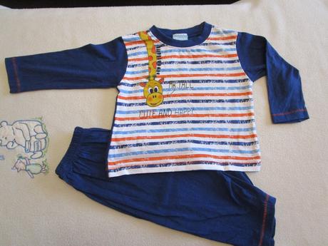 Pěkné dvojdílné pyžámko, 100 procent bavlna, 80