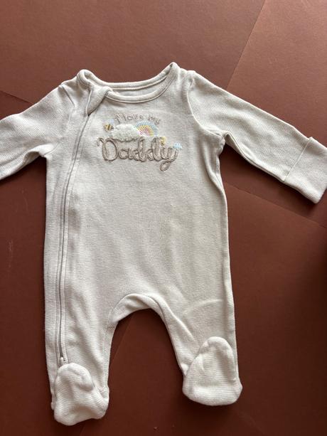Krásný overálek i love daddy - v.newborn, f&f,50