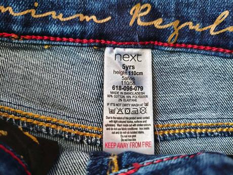Džíny chlapecké next s regulací, next,110