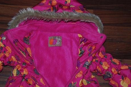 Zimní bunda s jablíčky, st. bernard,86