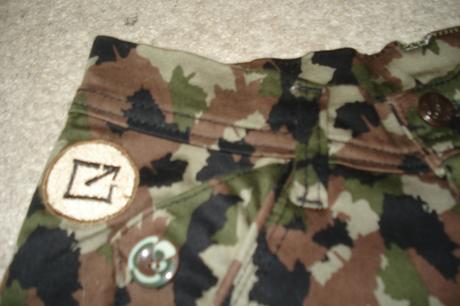 Elastické maskáče slim, 36