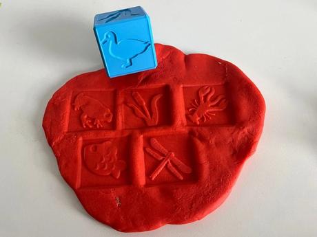 Otiskávací kostka - rybník, 