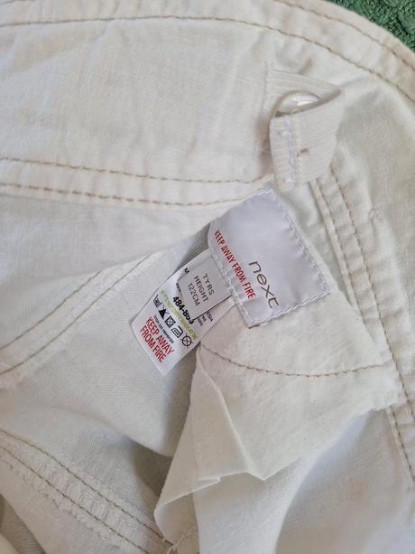 Lněné šortky kraťasy vel. 122, next,122
