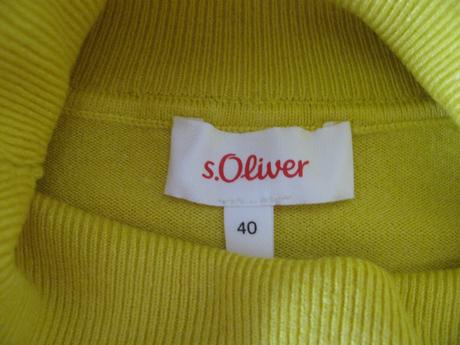 Dámský tenký žlutý rolák s.oliver, s.oliver,40