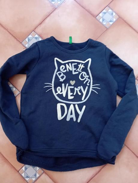 Mikina benetton - 7/8 let, benetton,128