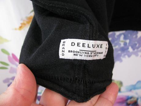 Černé bavlněné tričko s obrázkem-deeluxe, m