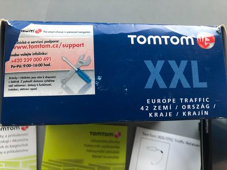 Přenosná auto navigace tomtom xxl vč.držáku černá, 
