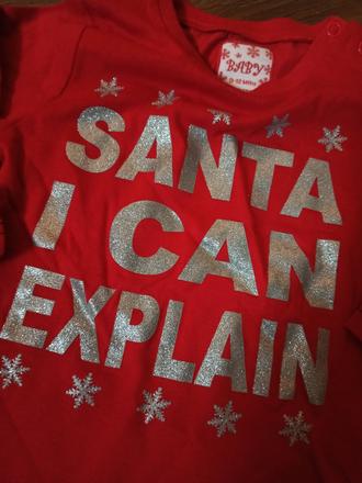 Bavlněné vánoční tričko, 80