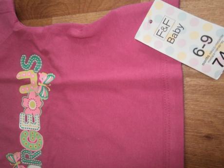  tričko f&f vel.74 s visačkou, f&f,74