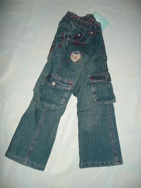 Džíny kalhoty podšité rifle zateplené 98-116, success,98 / 104 / 116